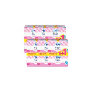 엘지생활건강 쏘피 바디피트 볼록맞춤 생리대 중형 24P+24P 6개