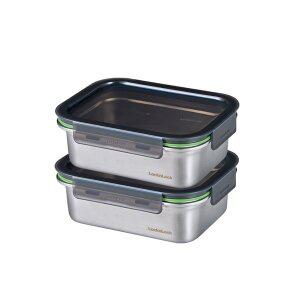 [락앤락][본사]스텐 스테커블 1.2L 2개세트 (LST515)