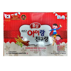 6년근홍삼 어린이 홍삼액 아이랑친구랑 20mlx30포