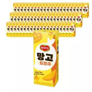 롯데 델몬트 망고 드링크팩 190ml X 64팩 과일주스 음료수
