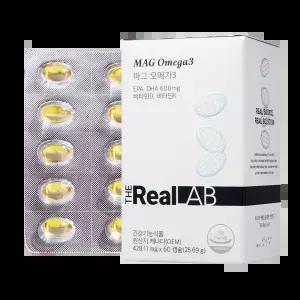더 리얼랩 마그 오메가3 1박스 1개월분 / 소비기한 26.04.19 까지
