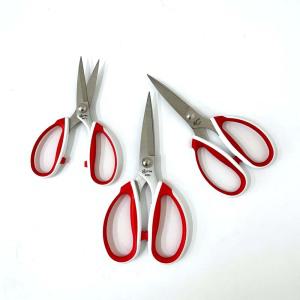 (오렌지미싱) PIN 스텐 강력가위 독일스틸 재단가위 다용도 가죽 두꺼운원단