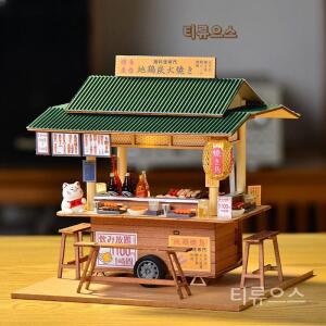 포장마차 미니어쳐 만들기 diy키트 일본 야키토리 모형 선물 취미 스시 티류으스
