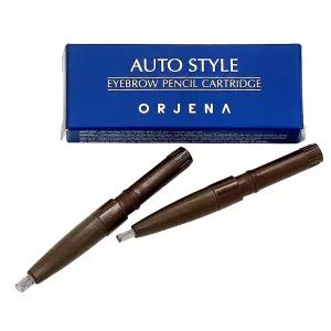 오토 스타일 아이브로우 펜슬 리필 2개입 / 카트리지 눈썹연필 / 흑갈색 보브