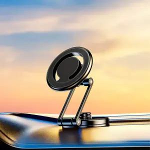 PMR016 갤럭시 Z폴드/Z플립 7/6/5/4 차량용 자석거치대/360도 회전/맥세이프/세련미