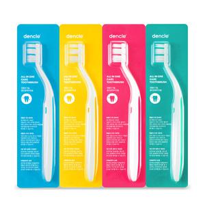 덴클 칫솔 부드러운 미세모 교정 잇몸 어금니 올인원케어 4개
