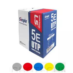 LS전선 CAT5e UTP케이블 300M 박스 롤 랜케이블 그레이 레드 블루 그린 옐로우 인터넷선 랜선 카테고리제작