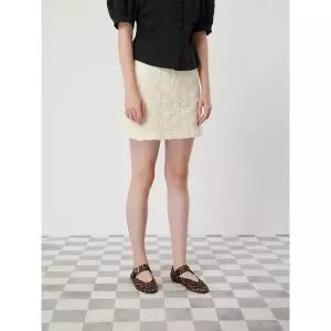 [CC콜렉트](강남점)[씨씨콜렉트] 플라워 A라인 미니스커트 (C252MSD038)