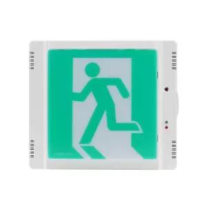 (벽부형) 피난 유도등 중형/계단/비상구/표시기/피난구/복도/통로/소방/비상/대피/표지판/회의실/학교/병원