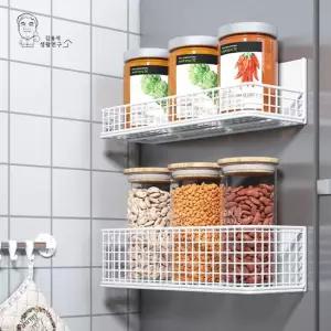 벽선반 철제 자석선반 세탁기 냉장고 수납 정리대 A B 선반 망선반 자석선반 마그넷선반 철제자석수납함 철