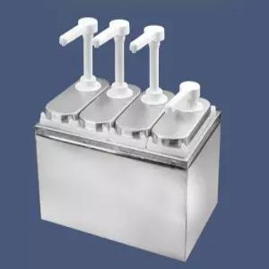 업소용 대용량 소스 디스펜서 시럽 정량 용기 펌핑형 양념통 카페 필수