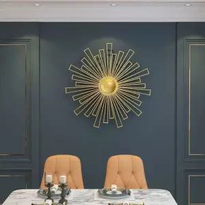 북유럽 스타일 입체 금속 거실 장식품 벽걸이 배경으로 인테리어에 포인트를 더하는 아이템