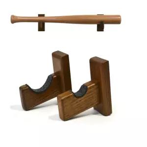 야구배트 거치대 벽걸이 원목 인테리어 배트 홀더 받침대