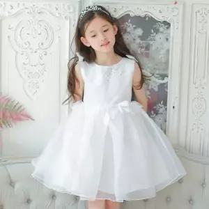 큐빅리본 아동 여아 유아 아기 화동 주니어 어린이 드레스 연주회 돌잔치 콩쿨 돌복