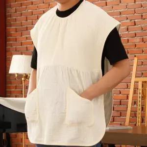 [보리보리/예꼬맘]예꼬맘 순면 거즈 아빠 턱받이 / 수유 이유식 앞치마 침받이 트림패드