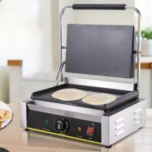 업소용 양면 파니니 그릴 샌드위치 팬 전기 쥐포 오다리 오징어 기계 누룽지 철판