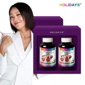 홀리데이즈 rTG 오메가3 1100 180캡슐 2개입 선물세트 (12개월분)