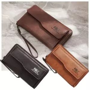 남성용 지퍼 소프트 머니클립 장지갑 남성용장지갑 PU 머니클립 남성용장지갑 PU