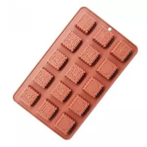 양갱 몰드 사각 틀 15구 실리콘 양갱틀 (WFK15J6)