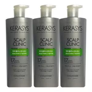 케라시스 두피 클리닉 단백질 린스 750ml 3개 / 컨디셔너 중건성 비듬 헤어클리닉