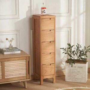 원목 미니 틈새 단단한 원룸 빈티지 낮은 소형 캐비닛 주방