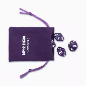 아이스크림몰 10면체 주사위 세트 수학 교구 숫자 놀이 테이블 보드 게임 단체 모둠