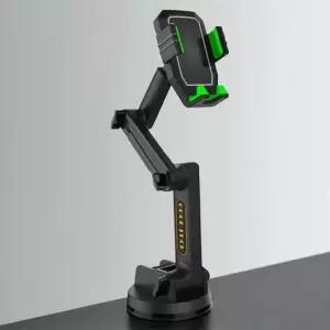 차량용 대형 화물차 휴대폰 스마트폰 거치대 다각도 자유로운 회전 흡착식 길이조절