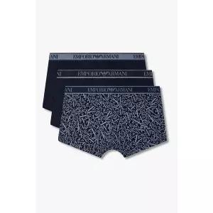 [EMPORIO ARMANI](강남점)남성 라인 로고 밴딩 코튼 드로즈 3PACK(08M5363004)