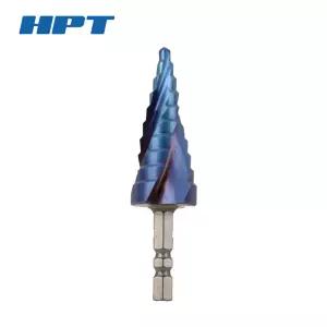 HPT 블루코팅 스텝드릴 육각 트위스트 스텐 겸용 3날 ST3-422B