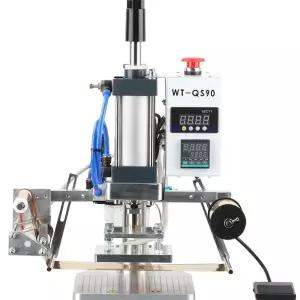 공압 핫 스탬핑 마킹기 WTQS90 도장 가죽 불박 각인기