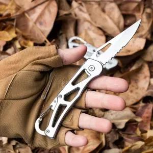 [GE가은스토어] 멀티 미니 캠핑 등산 낚시 다용도 칼 나이프 잭나이프 등산용카라비너 폴딩나이프 카라비너