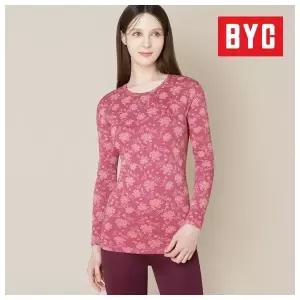 BYC 여성 에어메리 건강기모 나염 상하세트 내의 DAF6555