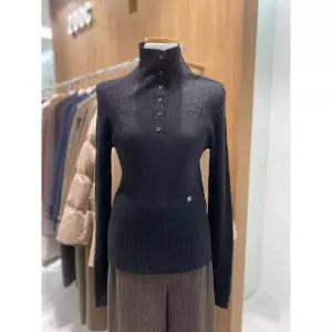 [ZOOC](대전신세계)하이넥 단추 슬림 풀오버 Z254KSK102