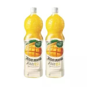 [셀러허브]웅진 자연은 망고 주스 1.5L 2개 (S36987370)