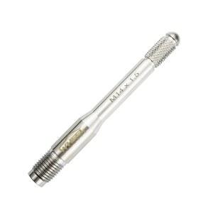 휠 커넥트 얼라인먼트 핀 M14X1.5 행거 림 스터드 파일럿 가이드 스터드. 러그 볼트로 자동차 타이어 교체 도구. 스테인리스 스틸로 제작됨. 미터 14 x 1.50.