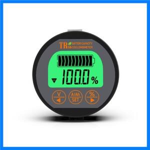 새로운 DC 8-80V 50A 100A 350A TR16 쿨롱 카운터 미터 배터리 용량 표시기 전류계 전압계 배터리 테스터