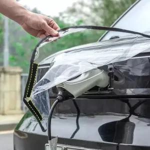 충전 전기차 레인커버 야외 빗물 방지 방수커버 용품 차량용 포트덮개