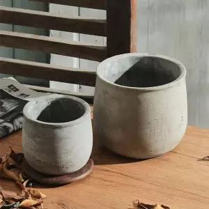 모던 시멘트 화분 빈티지 인테리어 분갈이 소형 시멘트화분 빈티지화분
