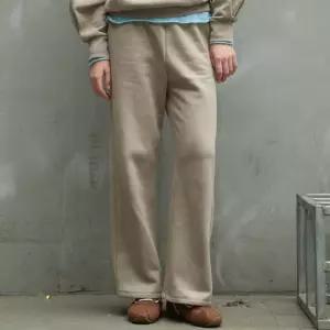 Lipbbam 더블소프트 플리스 에센셜 세미 와이드 팬츠 LPW009