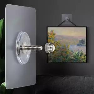 무타공스티커10P 못없이액자걸기 후크고리 접착벽걸이 후크 고리 벽걸이