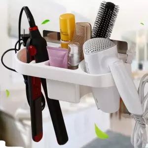 멀티 드라이기 욕실화장실 고데기 보관 수납 빗 면도기 다용도 벽 걸이