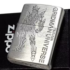  일본 지포 그리드맨유니버스 유니버스파이터 실버앤틱 오일라이터