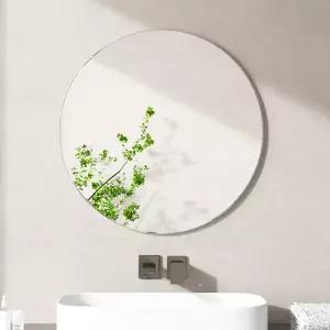 붙이는 욕실 거울 인테리어 무타공 화장실 욕실 벽 거울 아크릴 타일 현관 드레스 전신