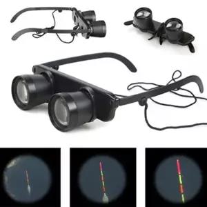 정밀 작업 확대경 고배율 루페 시계 안경형 돋보기 관찰 낚시용 야경