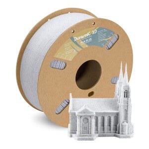 [포르르] 듀라믹 3d pla+ 필라멘트 1.75mm 1kg 대리석, pla 플러스 스풀(2.2lbs) 더 단단하고 강력한, 치수 정확도 확률 + /- 0.02mm