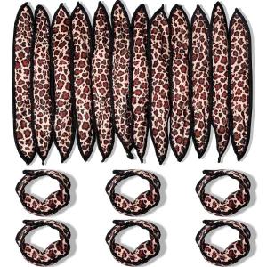 Syhood 48개 스펀지 헤어 롤러 부드러운 컬링기 폼 무열 밤사이 베개 여성용 투슬 스타일링 도구(천 커버