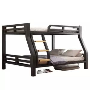 철제 프레임 다락방 성인용 소파 이층침대 2층 침대 블랙