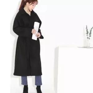 베이지 오버핏 겨울코트 국산 아우터