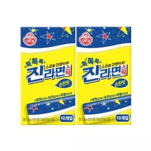 오뚜기 톡톡톡 진라면 스틱 순한맛 5g 20개입