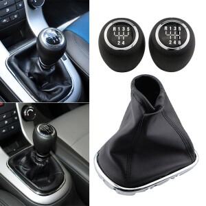 루보식 5/6 속도 자동차 기어 시프트 노브 레버 스틱 핸들 각반 부트 커버 케이스 쉐보레 크루즈 2008 MT